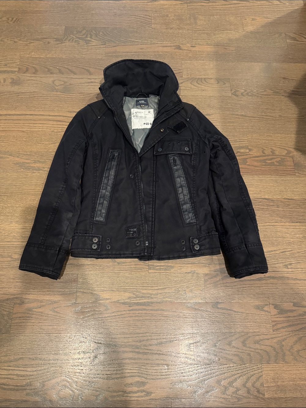 G-Star Raw Black Hooded Field Jacket